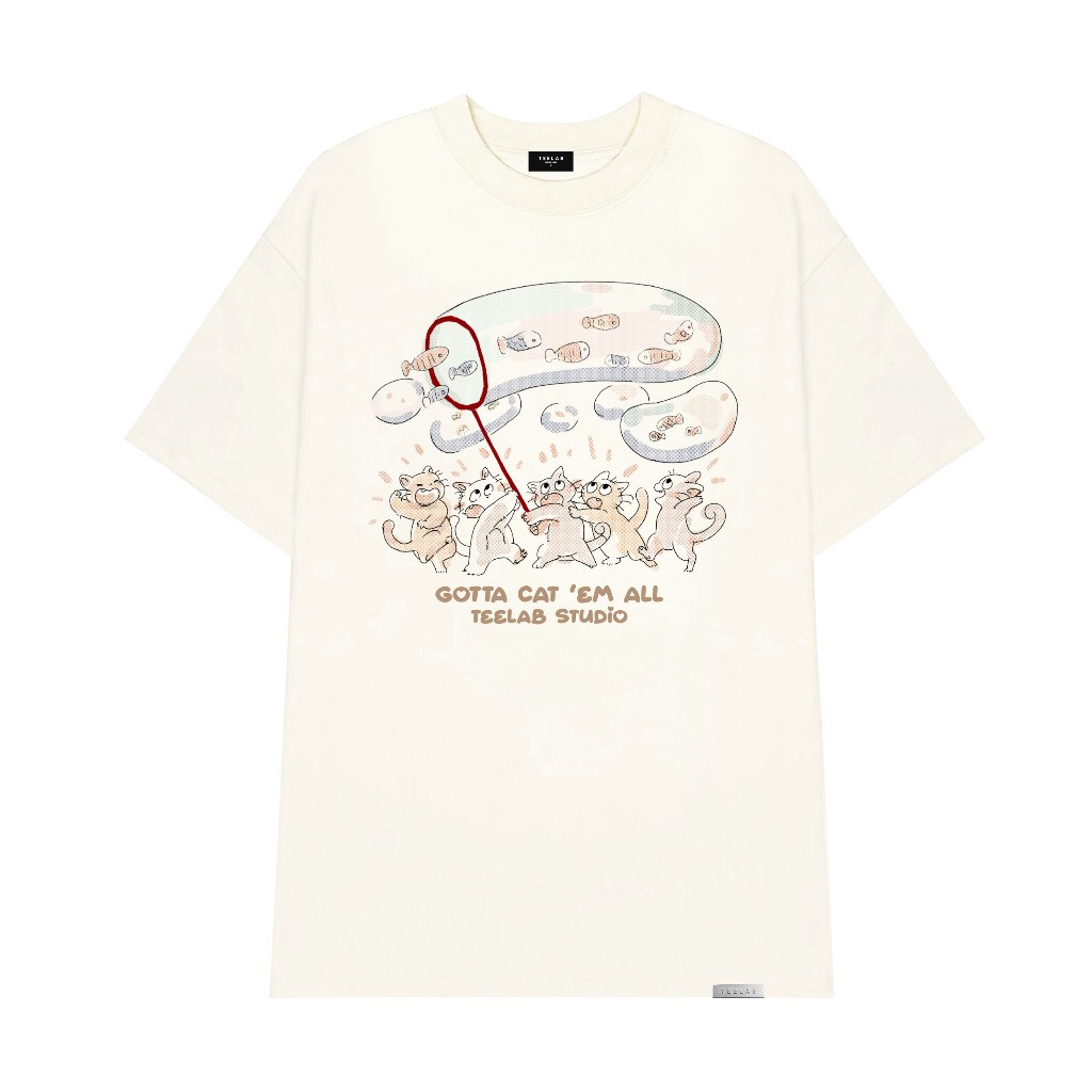 Áo thun, áo phông Gotta Cat 'em all unisex dành cho nam nữ