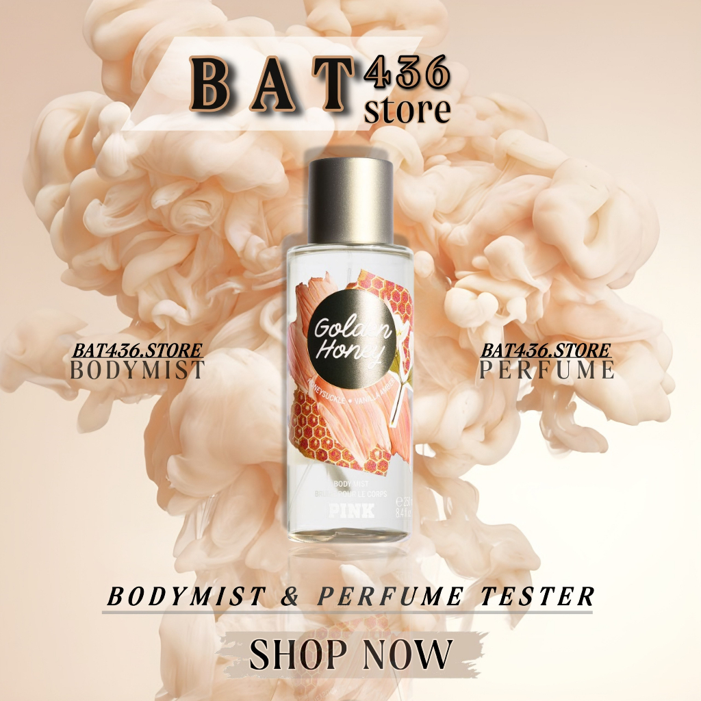 ⚜BAT436⚜ Xịt thơm 𝗩𝗜𝗖𝗧𝗢𝗥𝗜𝗔'𝗦 𝗦𝗘𝗖𝗥𝗘𝗧 Pink Golden Honey