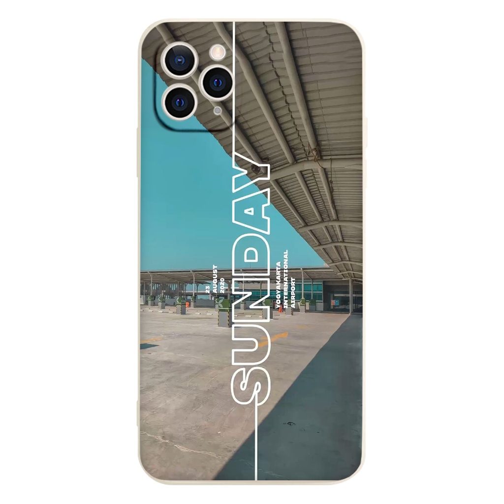 Ốp Điện Thoại Dẻo Sunday hình ảnh nắng hè đẹp Chống Sốc Cho 13 12 11 Pro Max X Xr Xs Max 8 7 6 6s Plus eh24