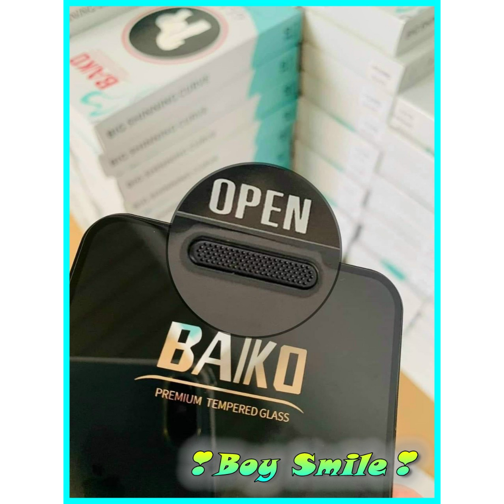 Cường lực Full màn BAIKO cho Iphone X / xs / 11 pro Xr / 11 Xsm / 11 pro max Chống bụi màng loa