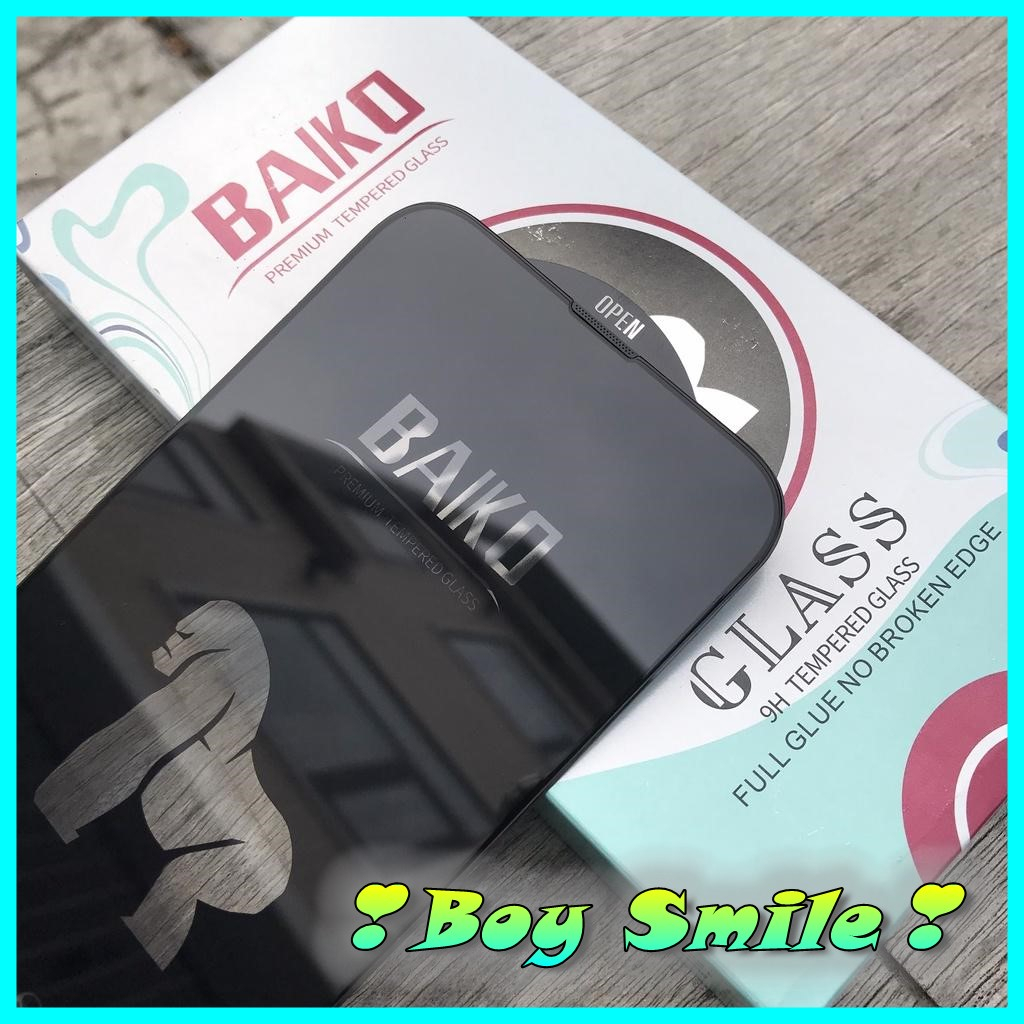 Cường lực Full màn BAIKO cho Iphone X / xs / 11 pro Xr / 11 Xsm / 11 pro max Chống bụi màng loa