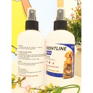 Xịt trị ve rận bọ chét cho Chó mèo