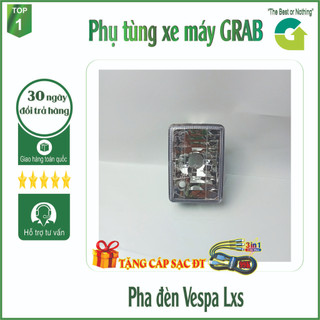 Cụm đèn pha xe máy vespa lx s kèm bóng-1239