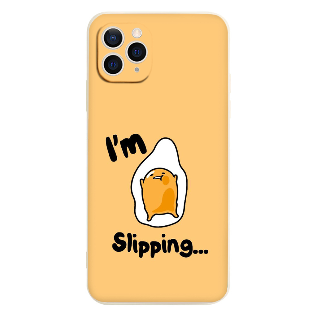 Ốp lưng iphone 13promax I'am slipping trứng rán nền vàng BVC 6/6s/7/8/X/XS/11/12/13/14 Pro Plus Max eh54