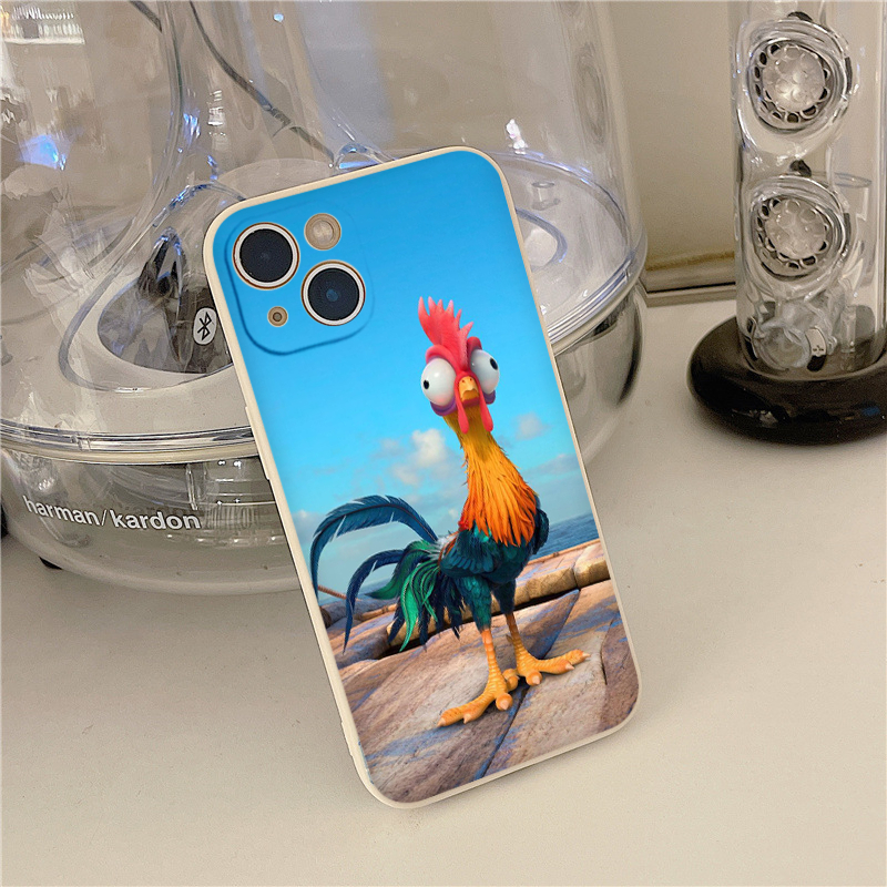 Ốp lưng iphone ốp gà trống ngớ ngẩn ng.u ngơ khờ khạo cho 7p 8p x xsmax 11 12 13 14 pro max plus eh60