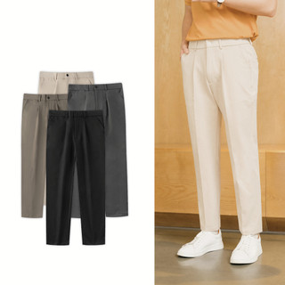 Quần âu nam cạp chun co giãn linh hoạt vòng bụng FREDO Menswear ống suông thoải mái vận động CHILL OUT PANTS QA01