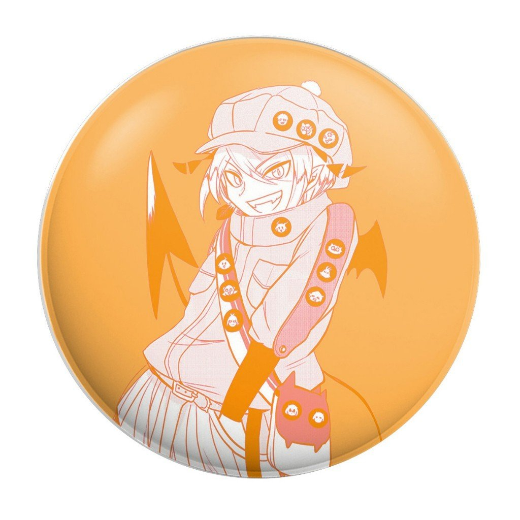 Huy hiệu IN HÌNH Mairimashita! Iruma-kun Iruma giá đáo! ver MỘT MÀU anime chibi dễ thương tiện lợi