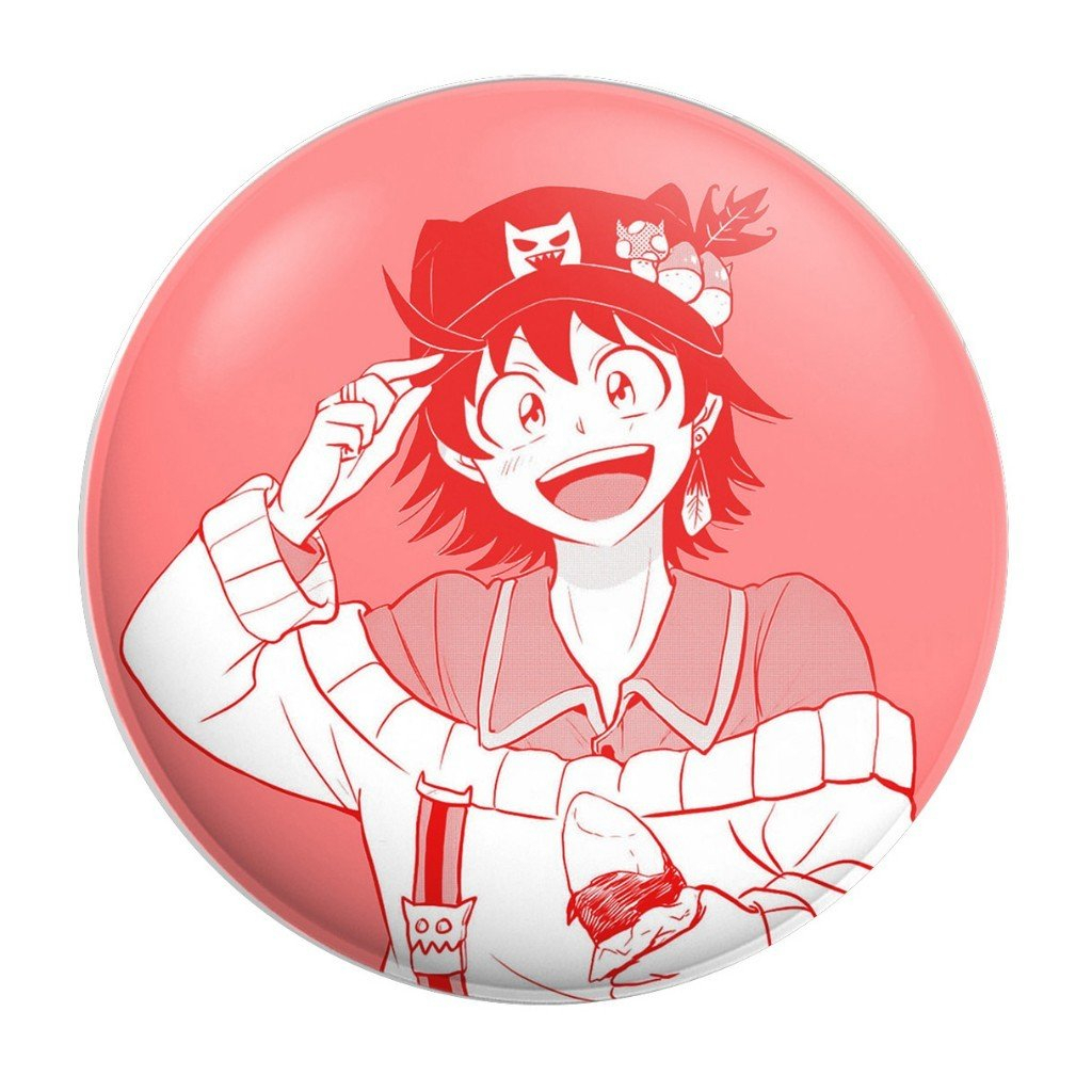 Huy hiệu IN HÌNH Mairimashita! Iruma-kun Iruma giá đáo! ver MỘT MÀU anime chibi dễ thương tiện lợi