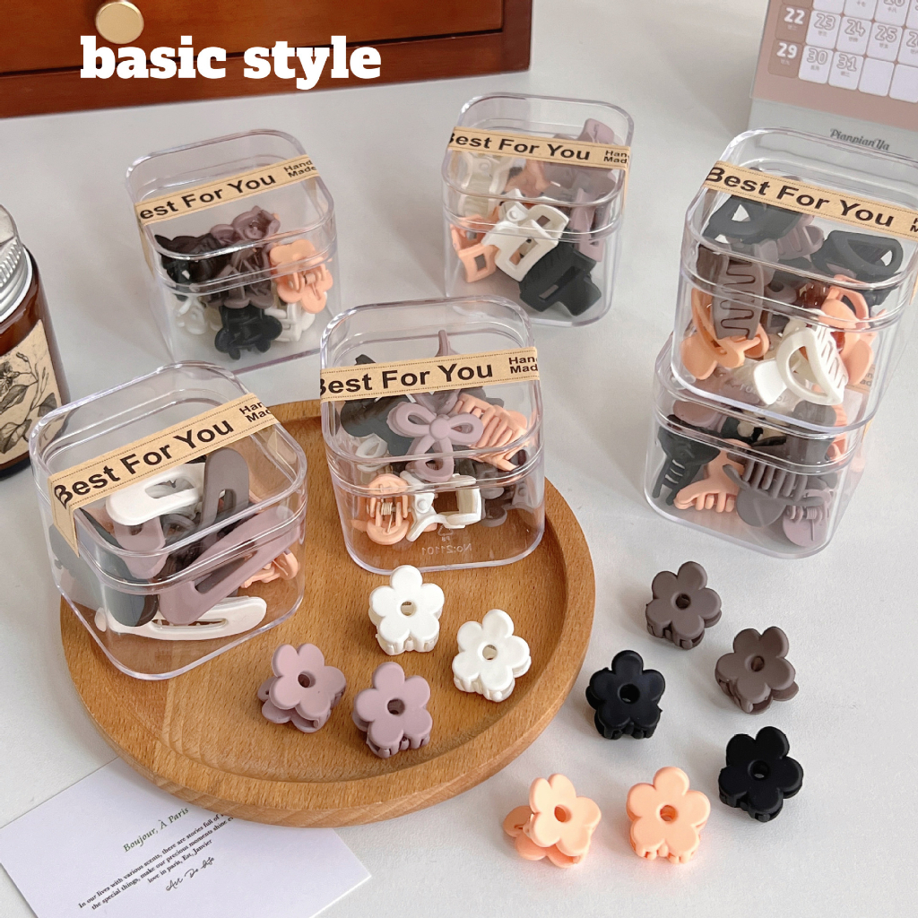 Set 10 kẹp mái mini cute - UniLabel