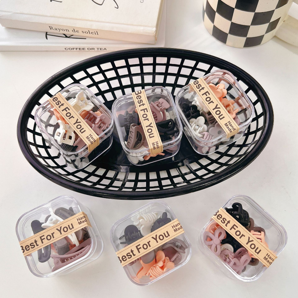 Set 10 kẹp mái mini cute - UniLabel