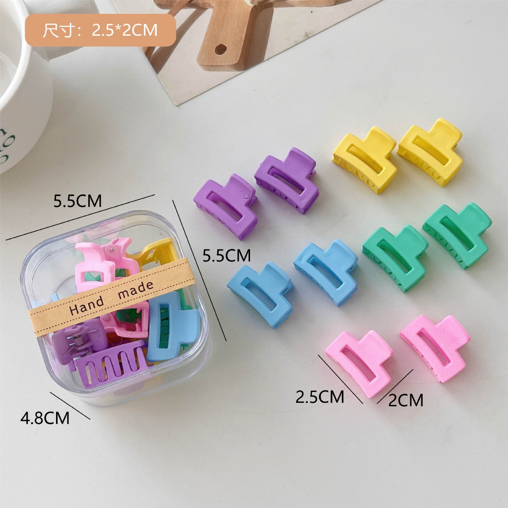 Set 10 kẹp mái mini cute - UniLabel