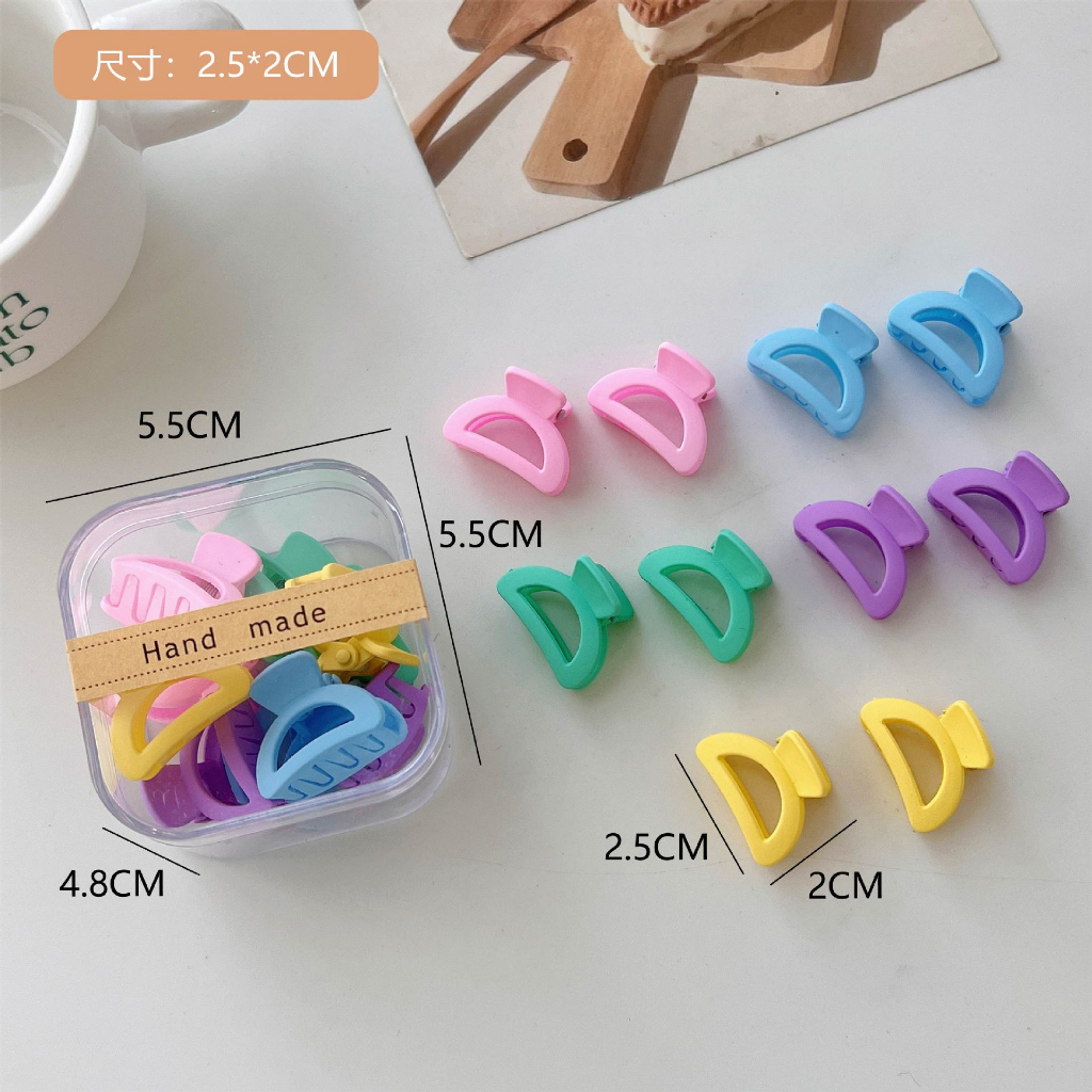 Set 10 kẹp mái mini cute - UniLabel
