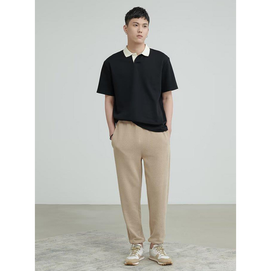Áo Polo Nam Có Cổ BASIC VEE Premium Vải Cá Sấu Cotton Phiên Bản Hàn Quốc - FREDO Menswear