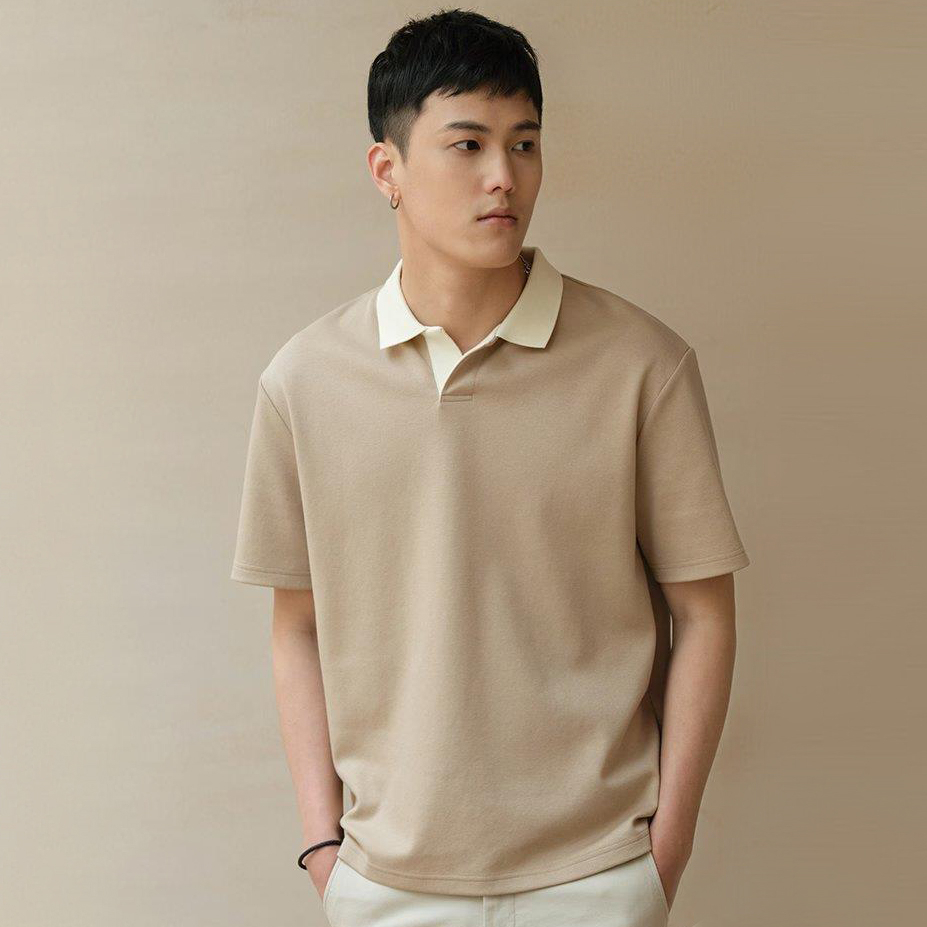 Áo Polo Nam Có Cổ BASIC VEE Premium Vải Cá Sấu Cotton Phiên Bản Hàn Quốc - FREDO Menswear