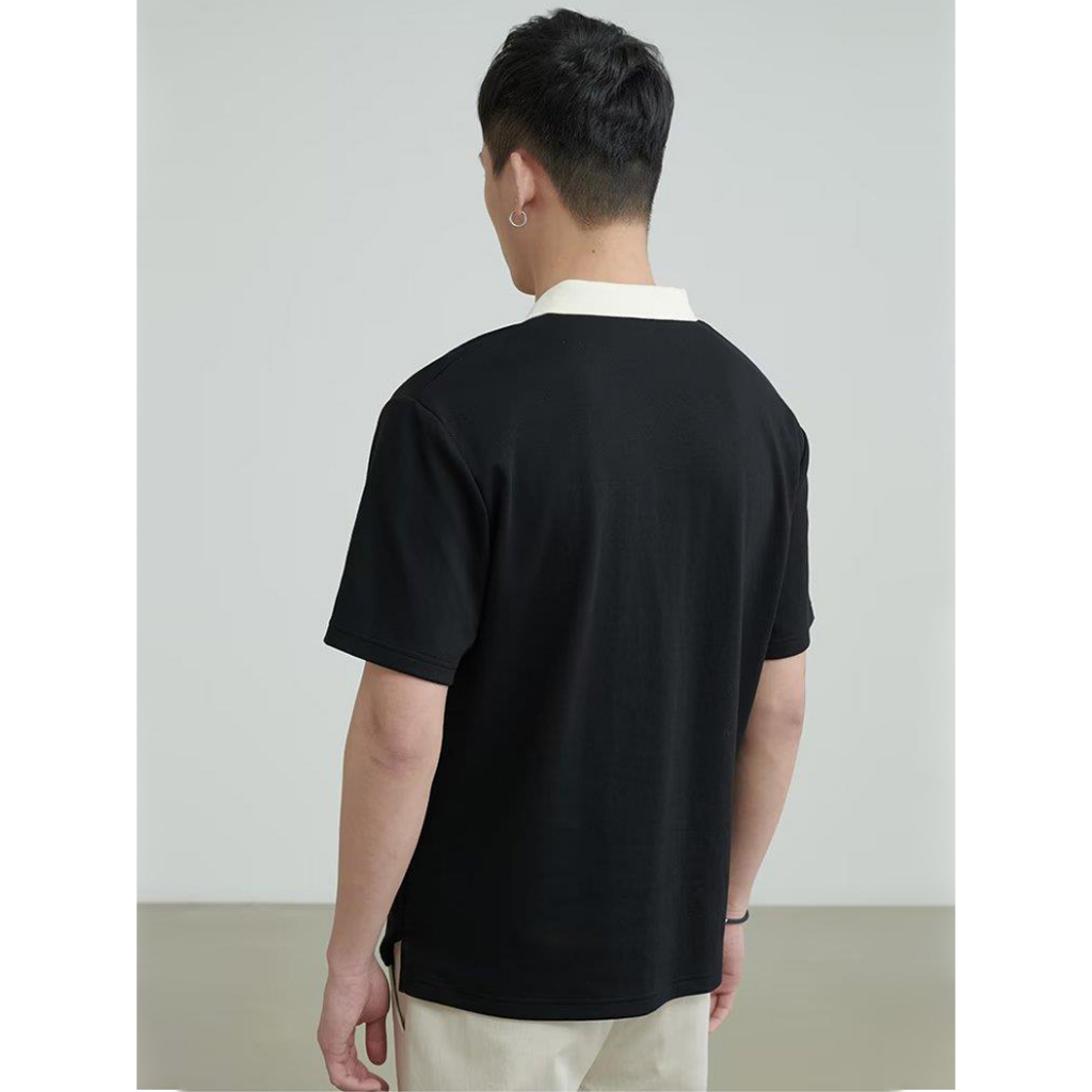 Áo Polo Nam Có Cổ BASIC VEE Premium Vải Cá Sấu Cotton Phiên Bản Hàn Quốc - FREDO Menswear
