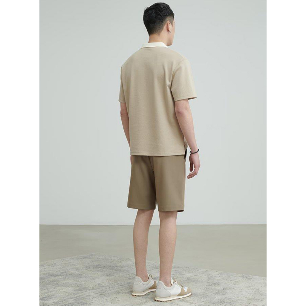 Áo Polo Nam Có Cổ BASIC VEE Premium Vải Cá Sấu Cotton Phiên Bản Hàn Quốc - FREDO Menswear