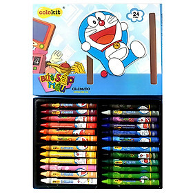 Bút sáp màu thiên long doraemon 16 màu/ 24 màu