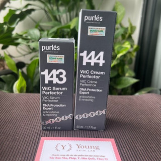 Purles 143vitc serum perfector - huyết thanh vitamin c sáng da, mờ thâm, chống oxy hóa