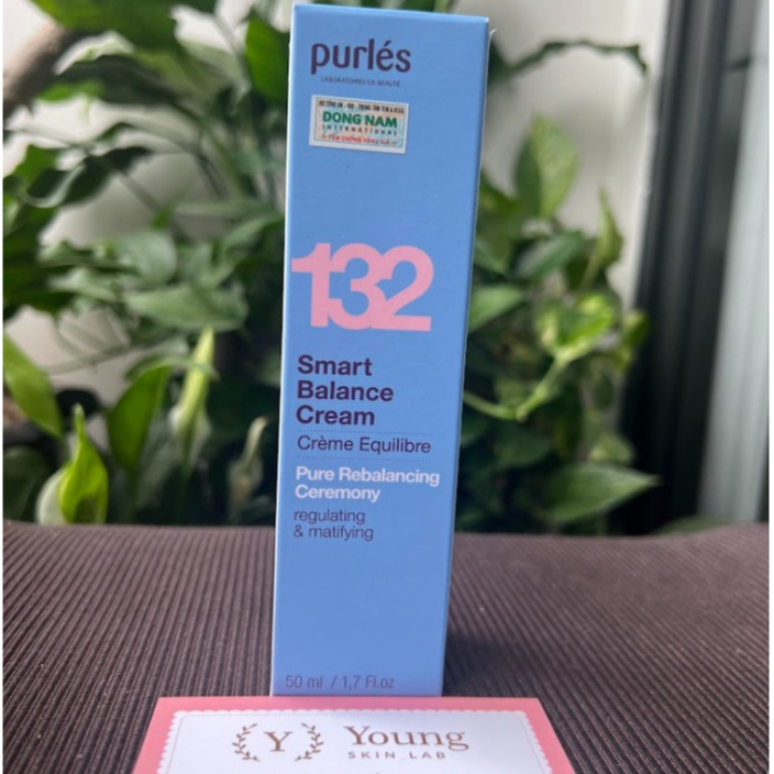 Purles 132 SMART BALANCE CREAM - Kem Dưỡng Giảm Mụn, Điều Tiết Nhờn Và Thu Nhỏ Lỗ Chân Lông