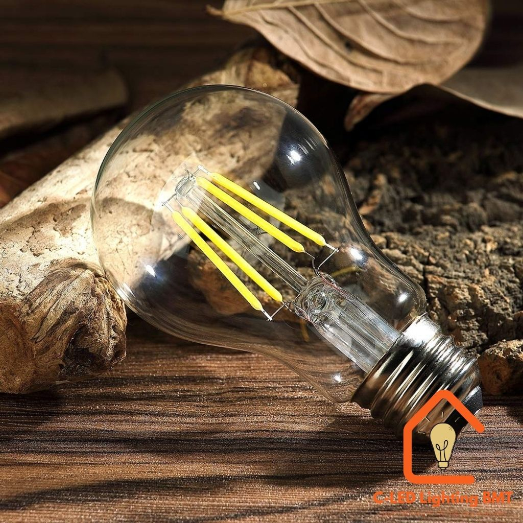 LED trang trí A60 đèn led Edison A60 trang trí decor nội ngoại thất bền đẹp tiết kiệm điện - 0852004
