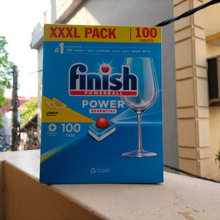 Viên Rửa Bát Finish Chính Hãng hộp 100 viên - Viên Rửa Bát Finish Đức‎ + Tặng viên Finish
