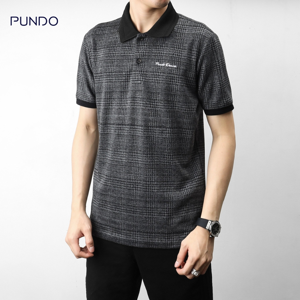 Áo polo nam cao cấp PUNDO DENIN với gam màu đẹp dễ phối vải cotton cao cấp APPD20