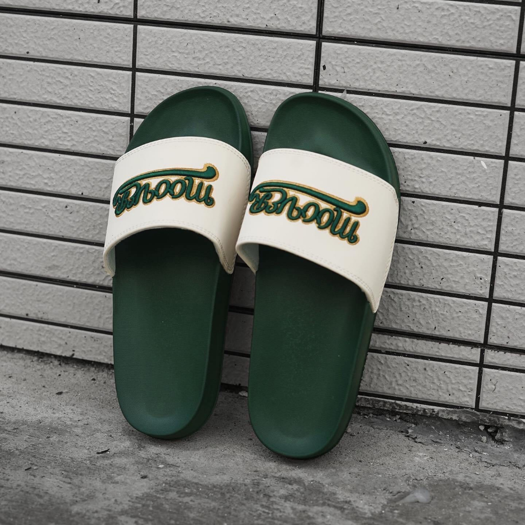 Dép quai ngang MOOVER CÁ TÍNH NAM NỮ THÊU 3D