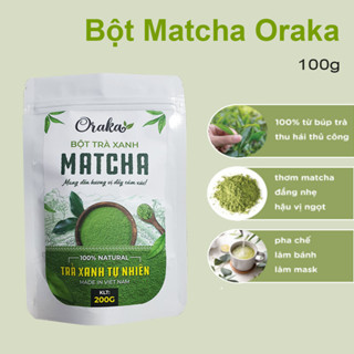 Bột matcha trà xanh oraka sản xuất công nghệ nhật bản tại thái nguyên 1KG