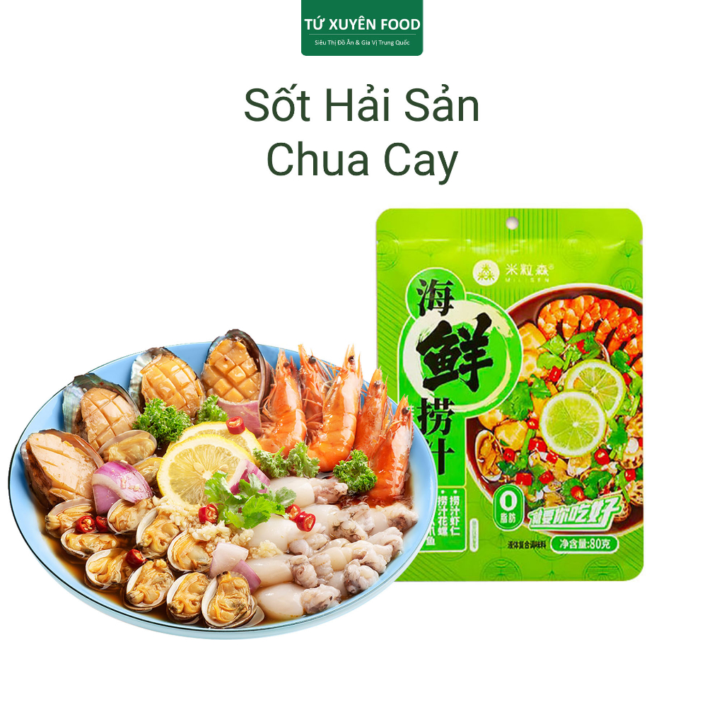 Nước Tương Trộn Hải Sản Chua Cay 80g
