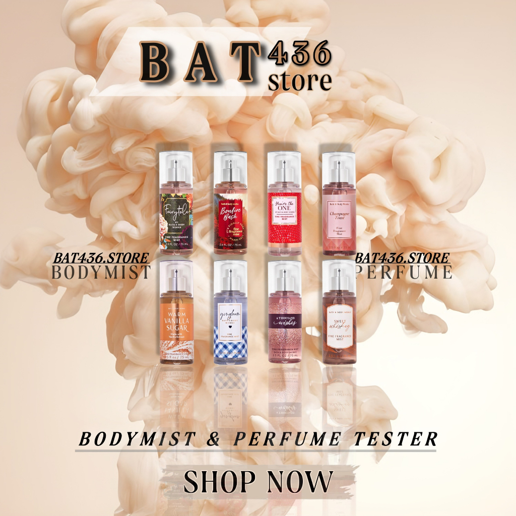 ⚜𝐁𝐀𝐓⚜  [ Mẫu thử 10ml/All mùi ] Xịt thơm toàn thân Bath and Body Works Tổng hợp  [ᴀᴜᴛʜᴇɴᴛɪᴄ]