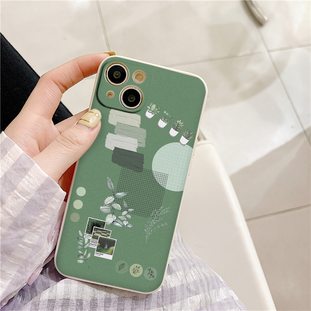 Ốp Điện Thoại hình nhiều hình dán nền xanh đẹp Cho iP 13 12 7 8 Plus X Xr Xs Max 11 12 Pro Max SE 20 eh140