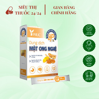 [ Hộp 15 gói ] Dung dịch Mật Ong Nghệ Y Phúc ⚡ CAM KẾT CHÍNH HÃNG ⚡ Dung dịch hỗ trợ giảm dịch vị - vị ngon dễ uống