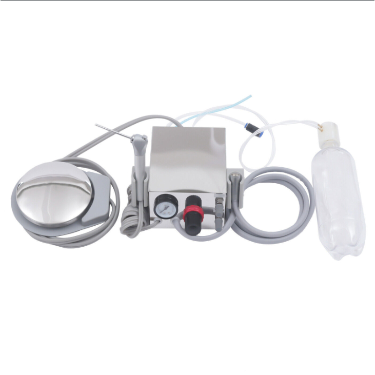 Máy Nha Khoa Mini 4 lỗ điều tốc tiện dụng có thể mang đi mọi nơi, âm thanh nhỏ, độ bền cao dùng trong nha sĩ