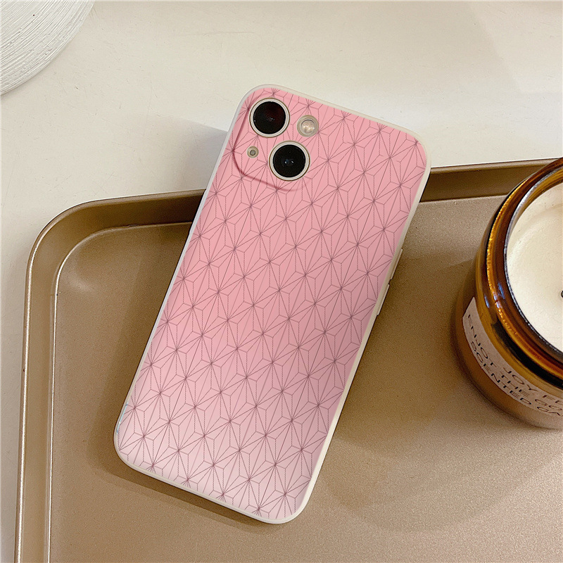 Ốp Điện Thoại Mềm hình kẻ zich zac hồng phai đẹp 14 13 12 11 Pro Max X XR Xs Max 8 7 6 6s Plus SE 2020 eh150