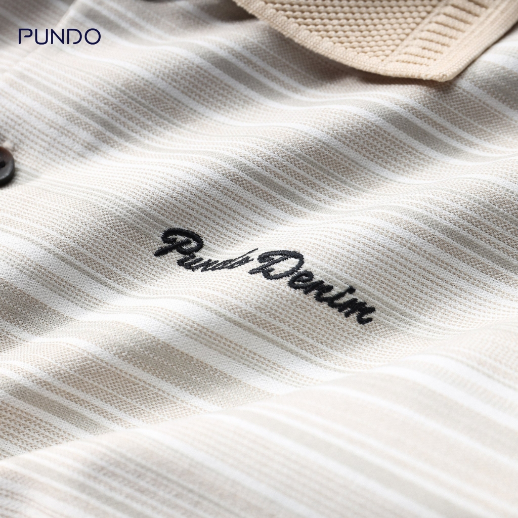 Áo polo nam cao cấp PUNDO DENIN với gam màu đẹp dễ phối vải cotton cao cấp APPD20
