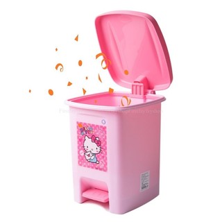 🌸thùng rác to nắp bật hello kitty