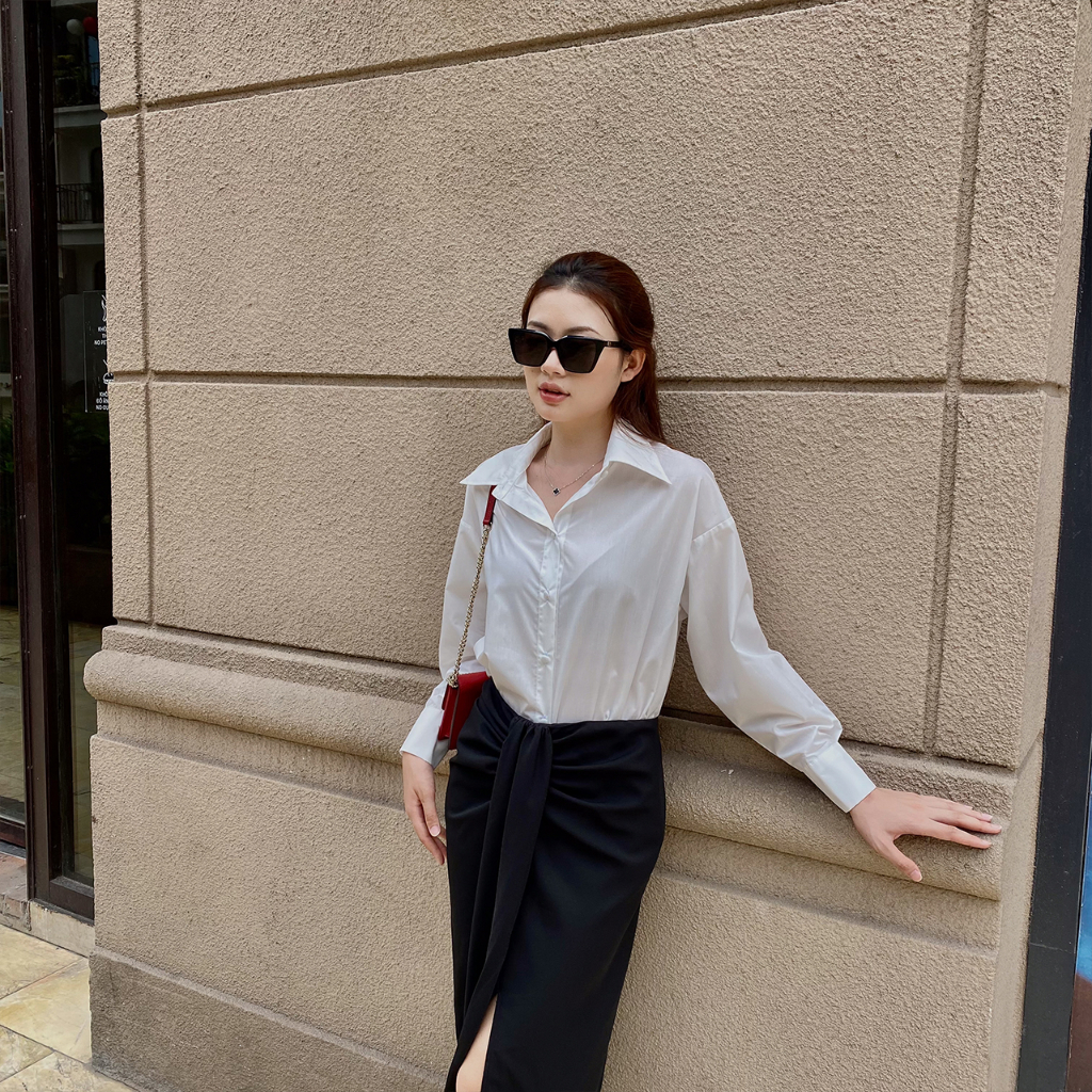 Áo sơ mi oversize Carolyn RUE