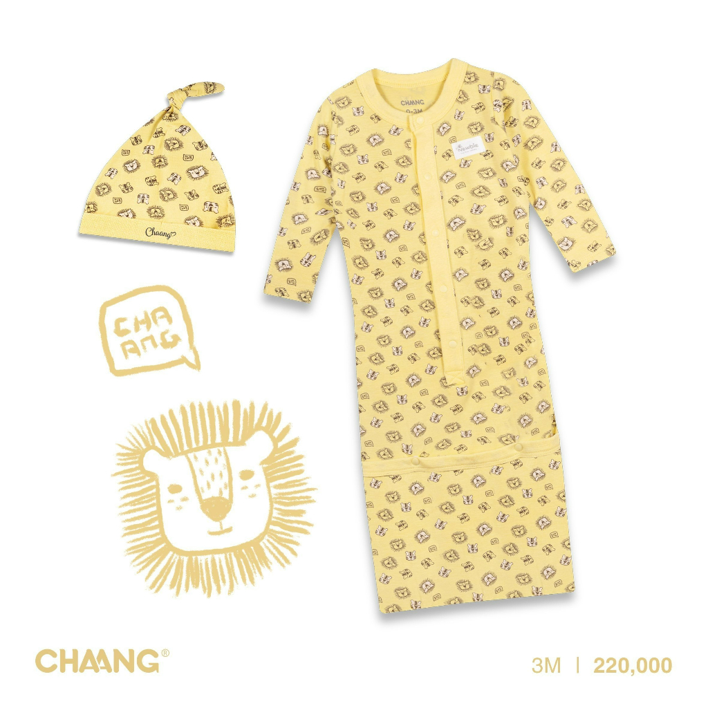 Set Túi Ngủ Kèm Mũ Tigger Cho Bé CHAANG SS22D9