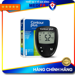 Máy Đo Đường Huyết CONTOUR PLUS Màn Hình LCD Lớn, Kết Quả Hiển Thị Rõ Nét