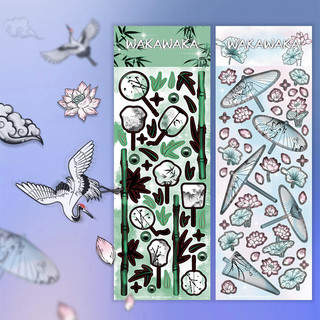 Sticker Họa Tiết Cổ Trang Trí