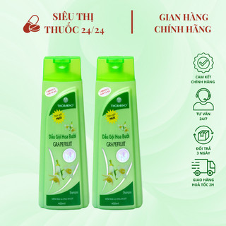 Dầu gội hoa bưởi Thorakao chai 400ml ⚡ CAM KẾT CHÍNH HÃNG ⚡ Dầu gội hoa bưởi làm sạch tóc, ngăn ngừa rụng tóc