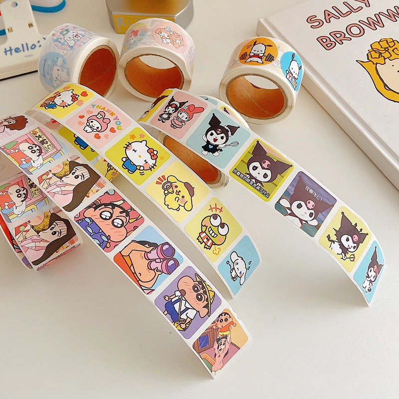 Cuộn 200, 500 Tem Thank You 2.5cm Siêu Hot Mẫu Mới Siêu Dễ Thương