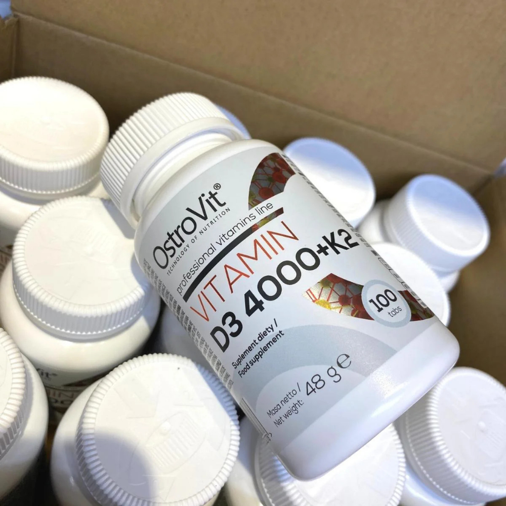 Ostrovit Vitamin D3 4000 K2 - Hỗ trợ Xương Khớp - 110 Viên