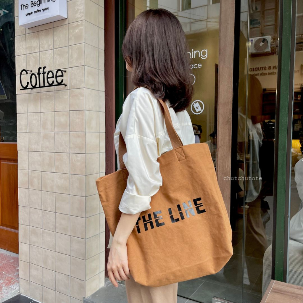 T297 - Túi vải túi tote The Line chất lượng tốt
