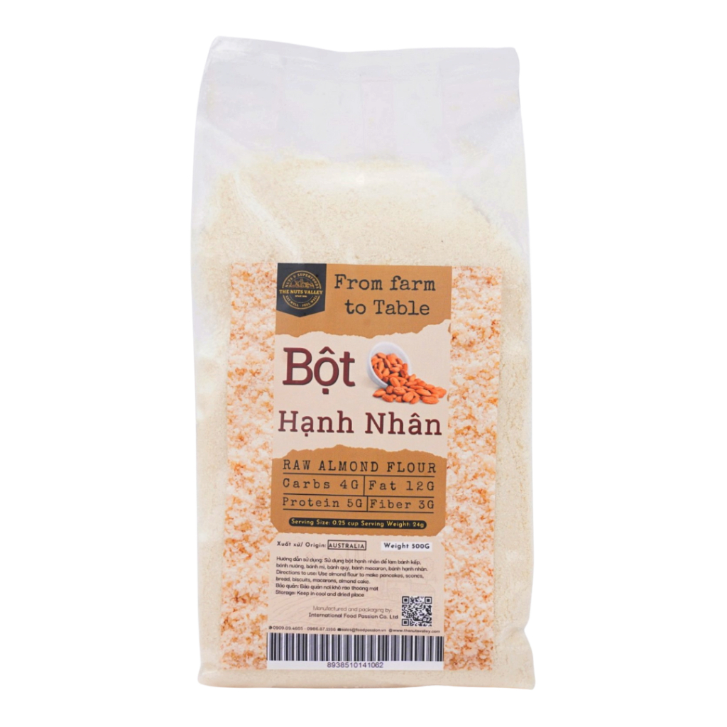 Hạnh Nhân Bột Dùng Làm Bánh -  ALMOND POWDER The Nuts Valley