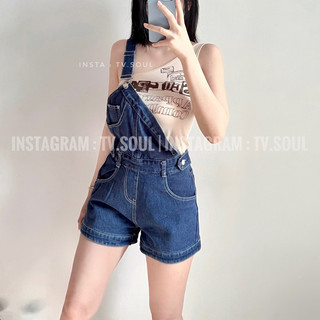 [CÓ SẴN, ẢNH THẬT] 𝐓𝐕 𝐒𝐎𝐔𝐋 Quần yếm jean