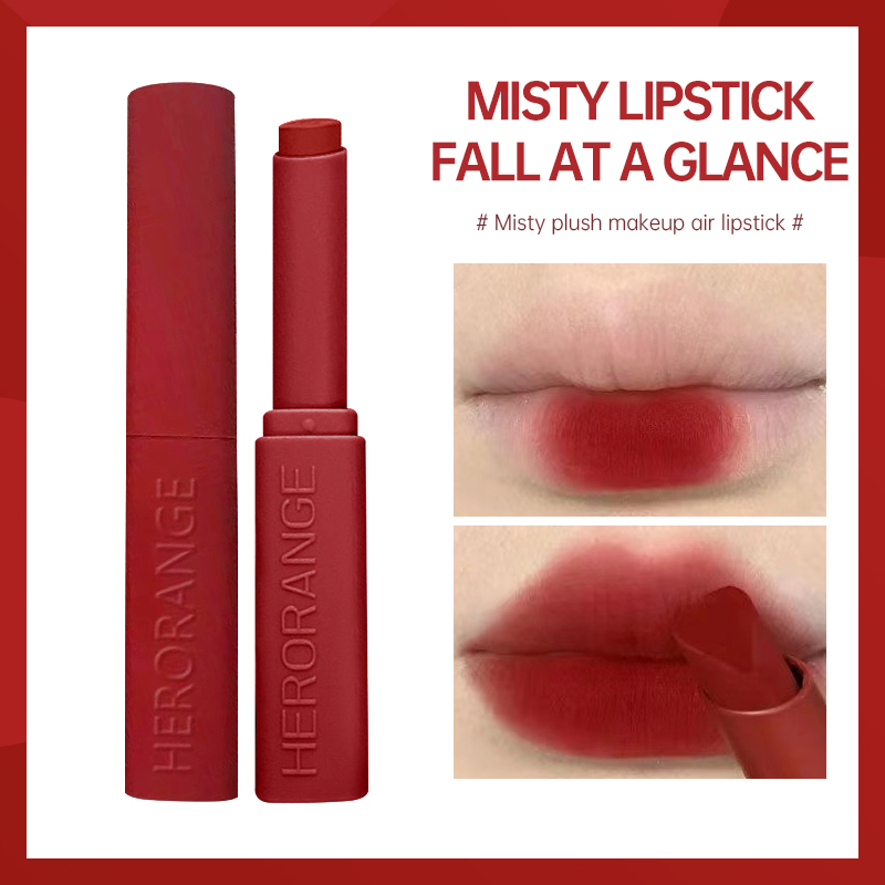 💄HERORANGE Thỏi Son Lì Chống Thấm Nước Thương Hiệu 6 màu