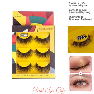 Lông mi giả 4D VACOSI PRO EYELASH VM22 mi giả chuyên nghiệp
