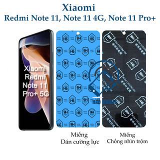 Dán cường lực dẻo nano Xiaomi Redmi Note 11, Note 11 4G, Note 11 Pro+ trong suốt và chống nhìn trộm