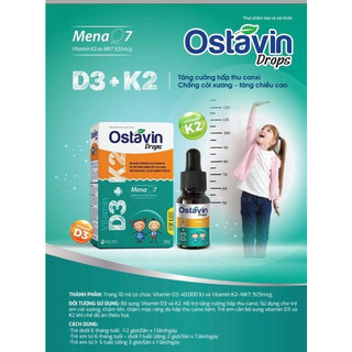 Vitamin D3 + K2 Ostavin drops 10ml